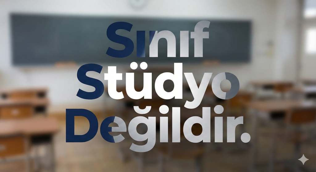 Sınıf Bir Sahne, Öğrenci de Oyuncu&nbsp;Değildir